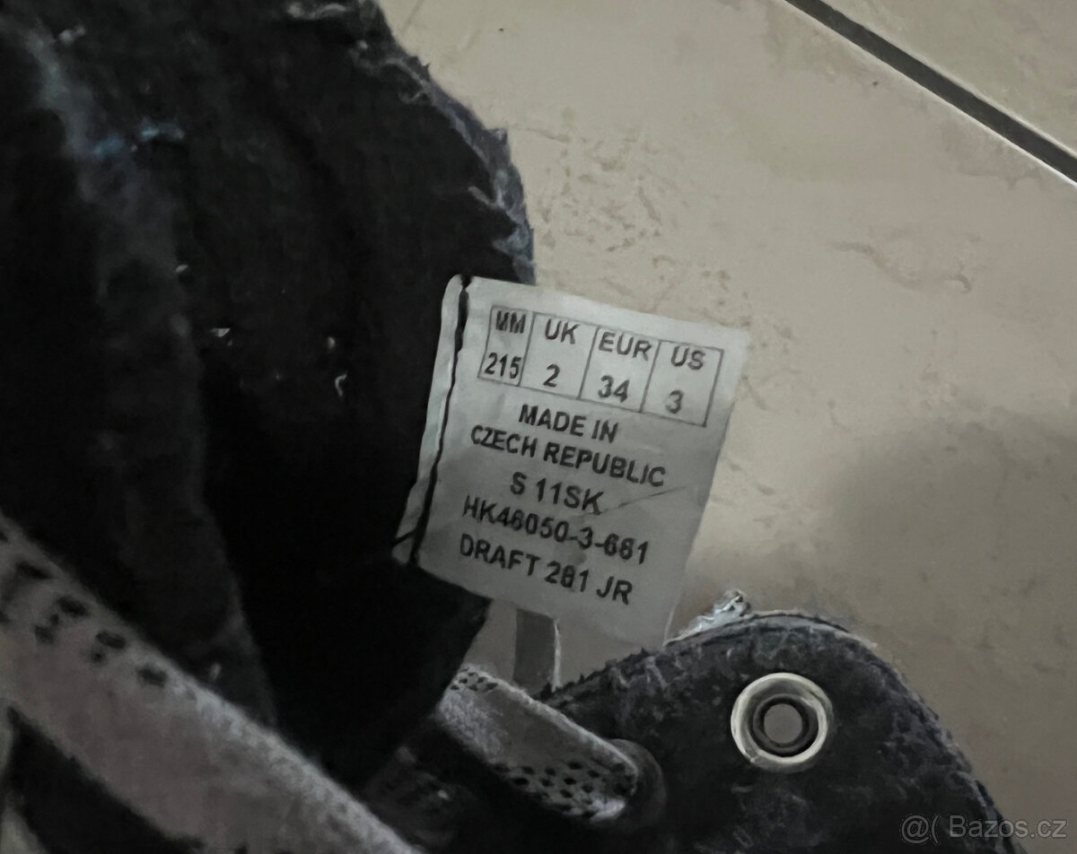 Dětské brusle Botas Draft 281 JR vel. 34 - 4