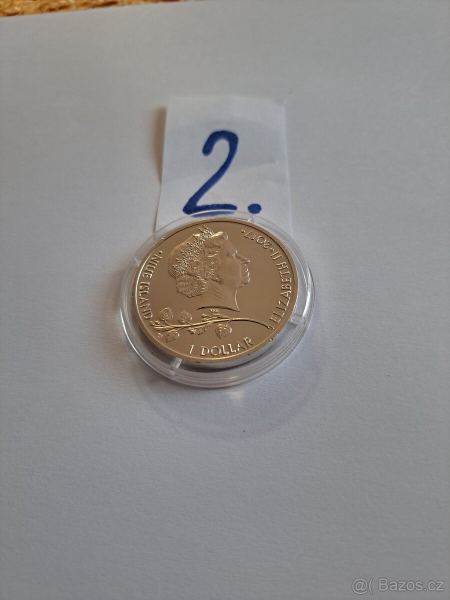 Stříbrná investiční mince Český Lev 2017 - 4