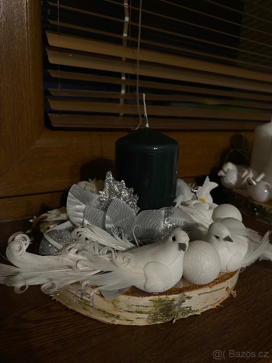 Svícny vánoční,adventní - 4