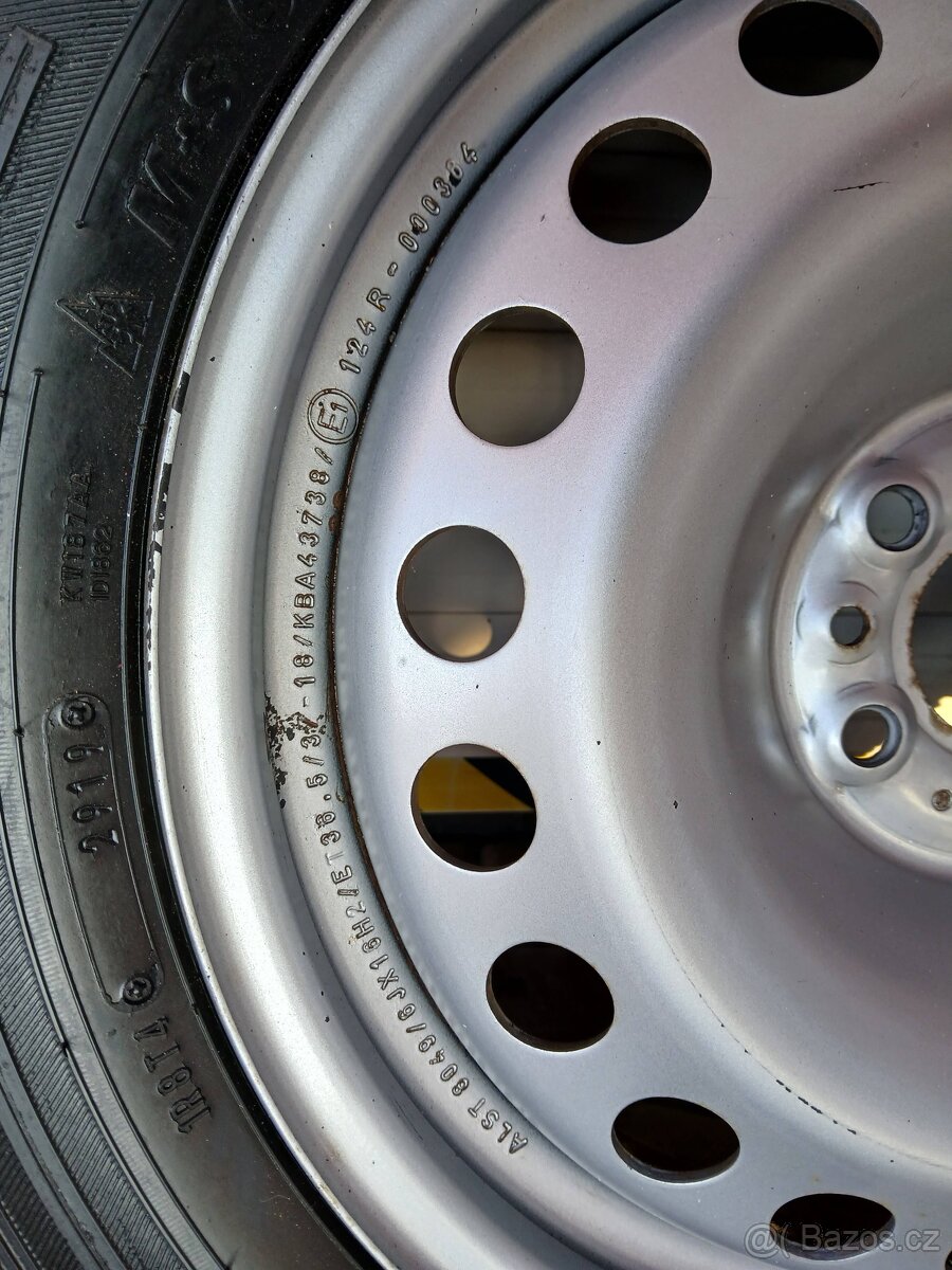 FIAT DOBLO / OPEL COMBO DISKY R16" S CELOROČNÍMI PNEU FALKE - 4