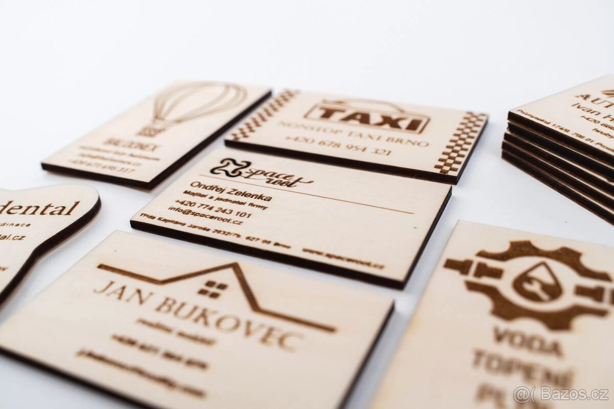 Vizitky gravírované na míru - 4
