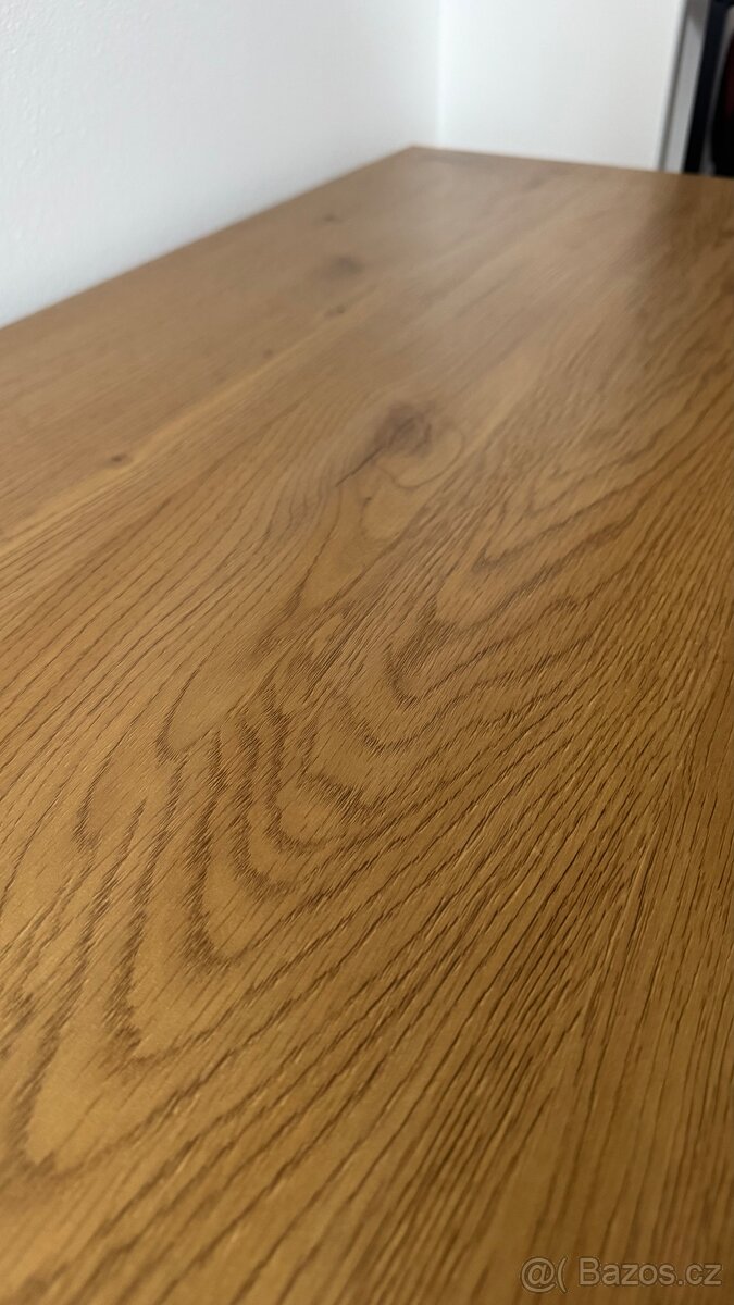 Psací stůl dub/kov - 4