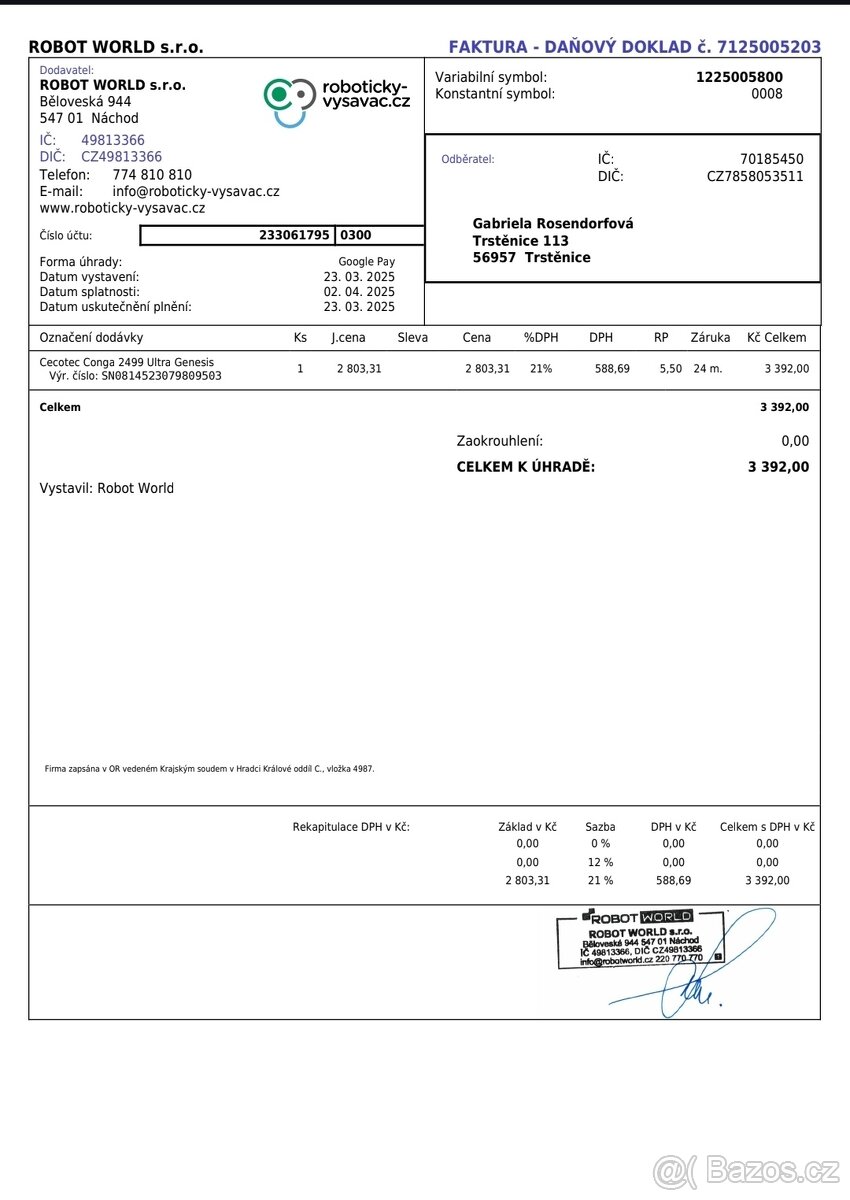 Robotický vysavač - 4