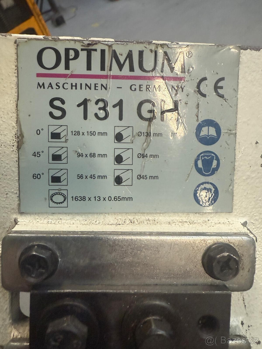 Pásová pila na kov Optimum S 131 GH - 4