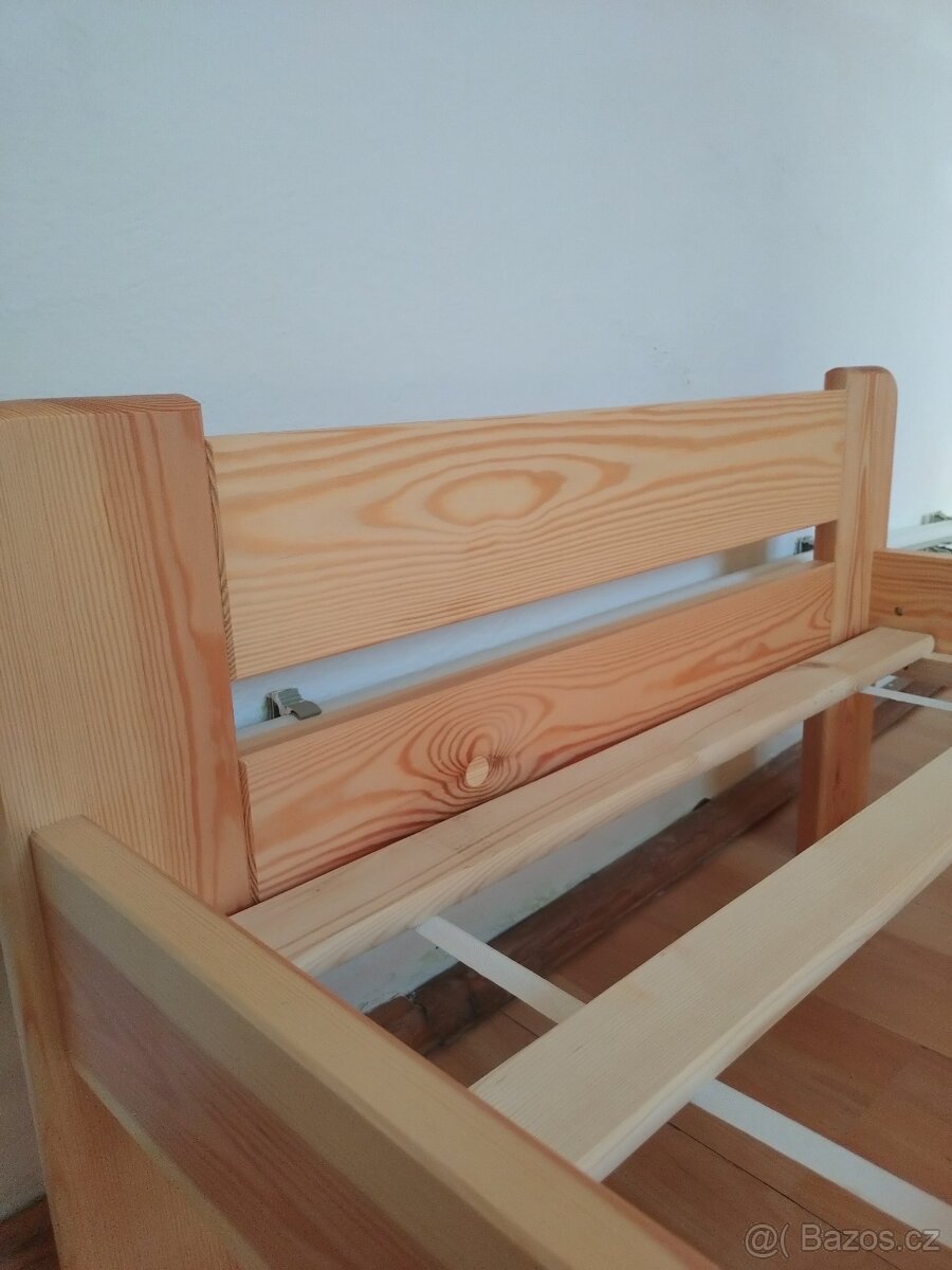 Prodám postel 200x80 s roštem - 4