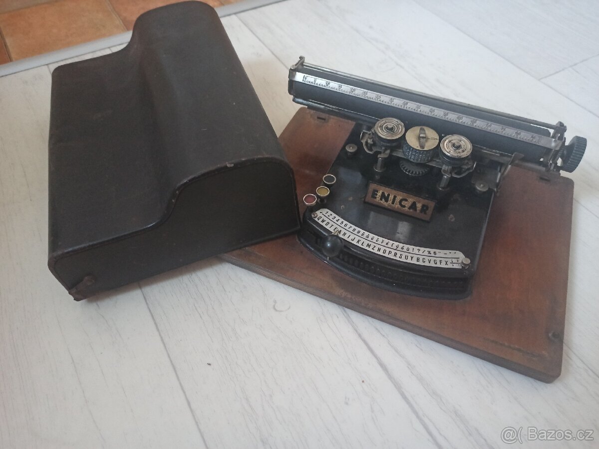 Psací stroj válečkový, 19.století - 4