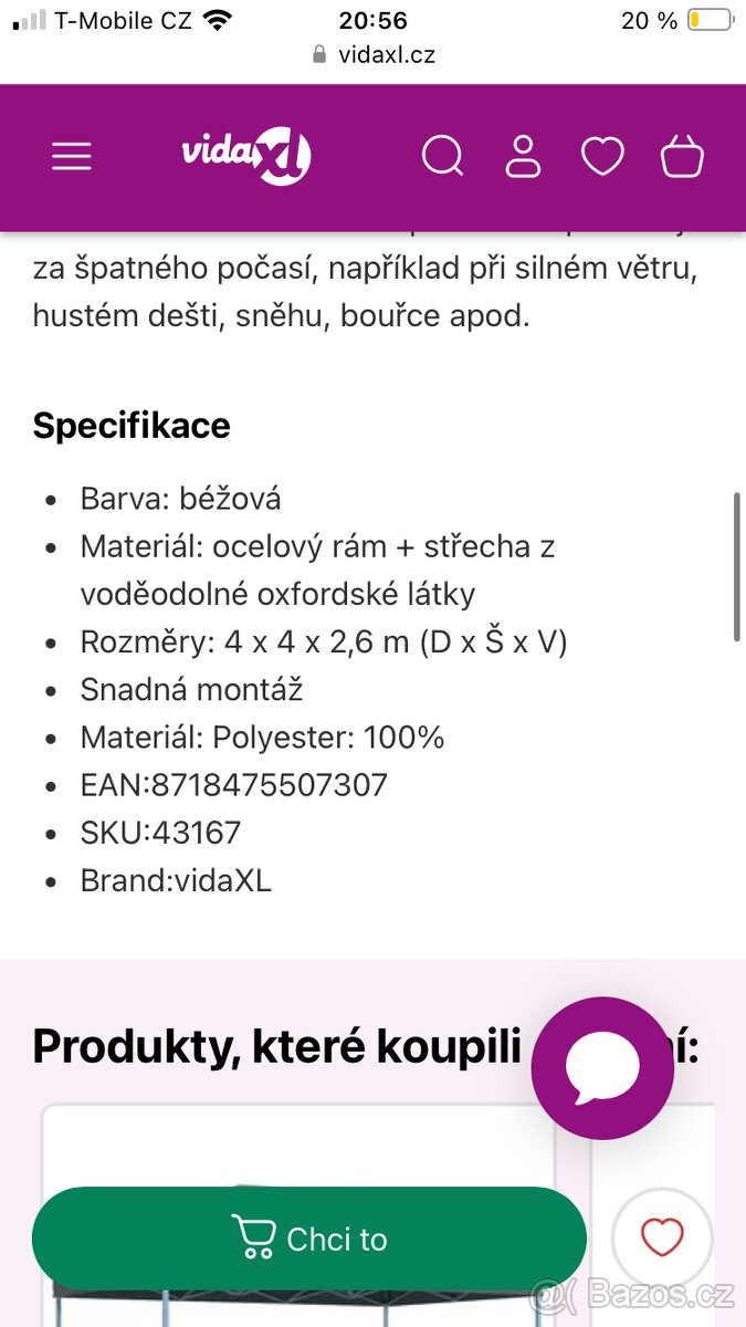 Zahradní altan , stan , přístřešek - 4