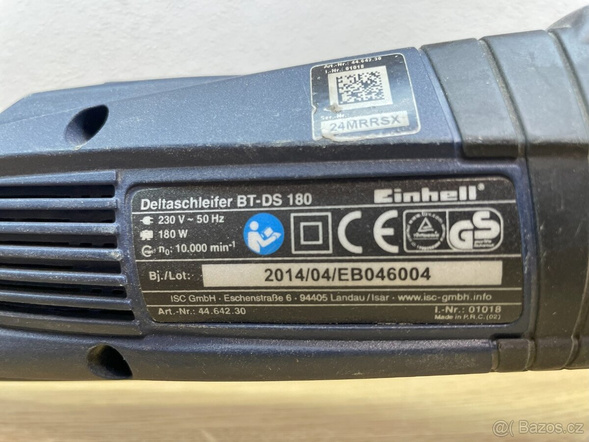 oscilační delta bruska EINHELL BT-DS 180 - 4
