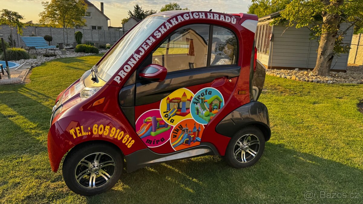 Elektro auto,elektro tříkolka,4 kolka ELBLESK