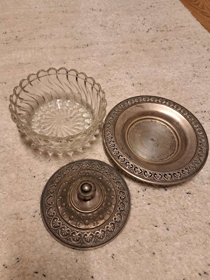 starožitné věci z alpaky z I. republiky - 4