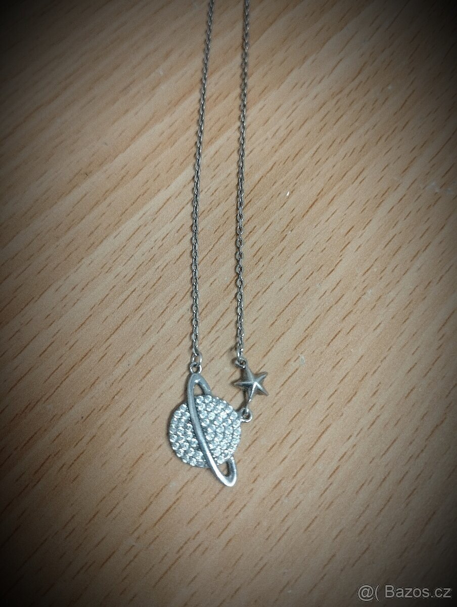 Stříbrný řetízek planeta - 4