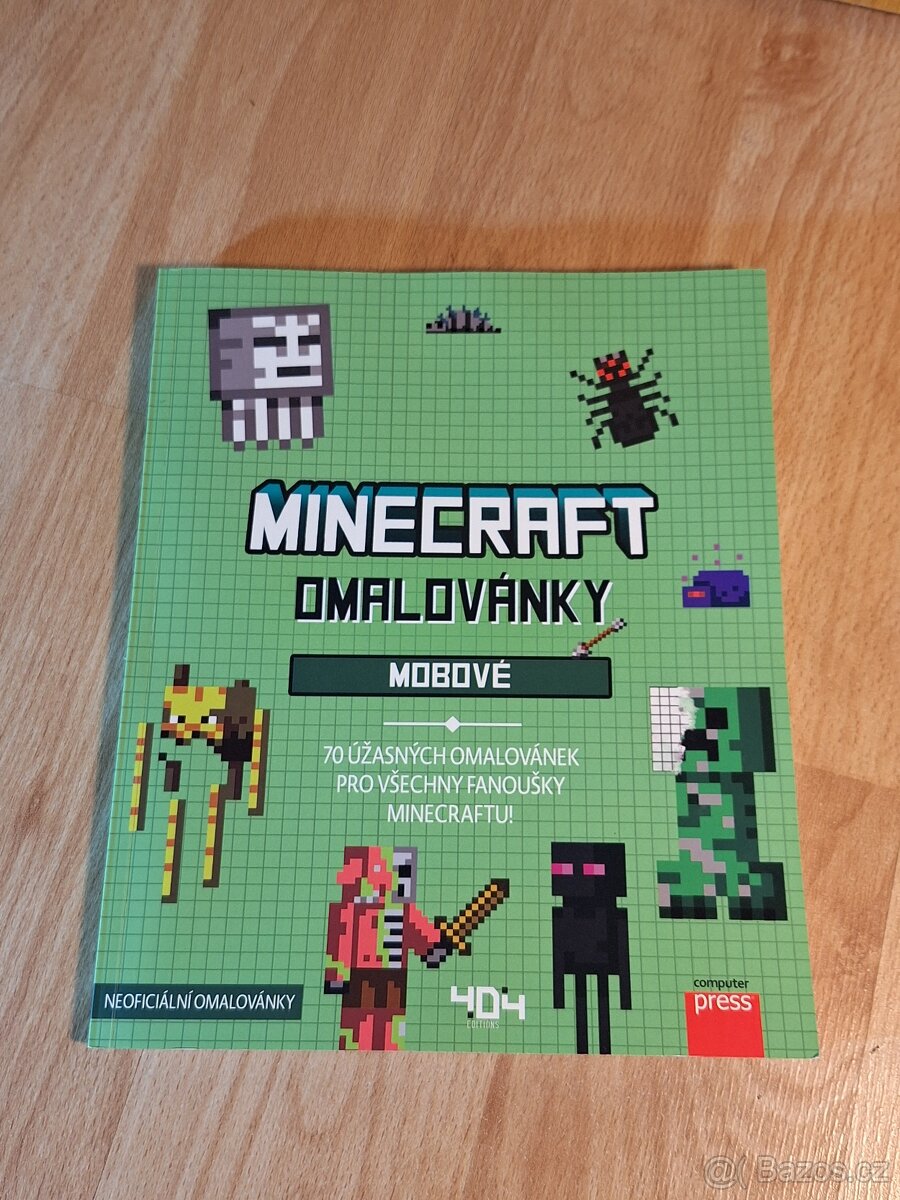 Minecraft lampička, peněženka, omalovánky - 4