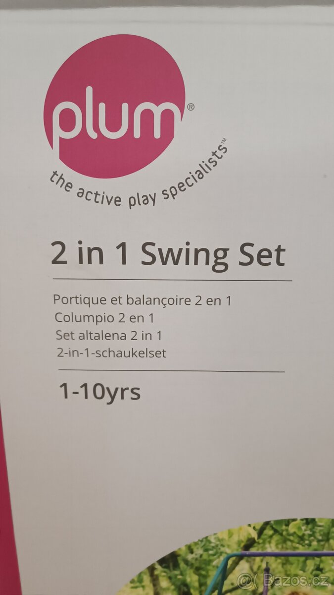Kovová houpačka Plum 2v1 - 4