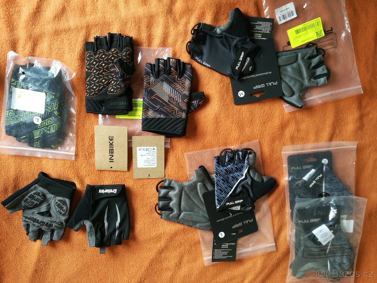 cyklistické rukavice,cyklorukavice vel.s,m,l,xl - 4