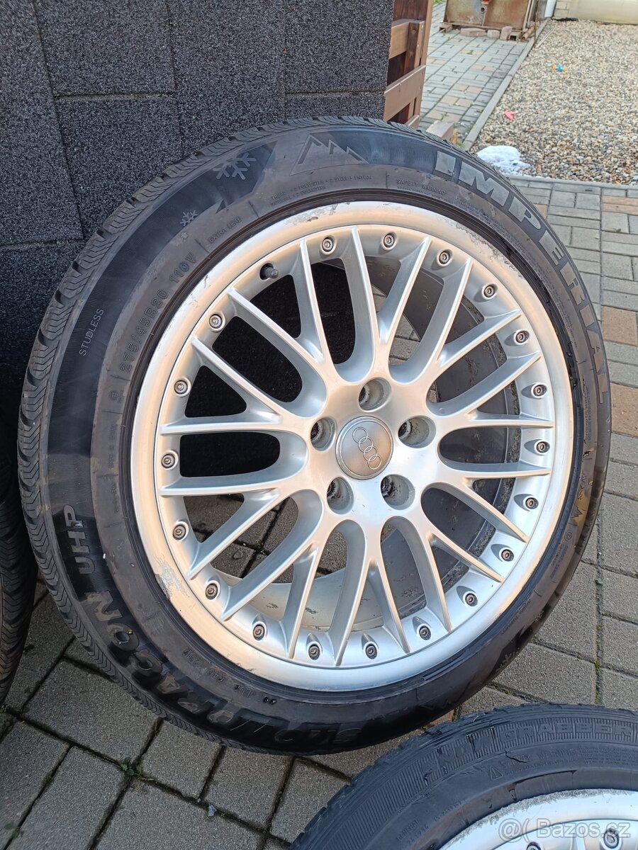 ALU 5x130 r20 Q7 / VW / PORSCHE + ZIMNÍ PNEU - 4