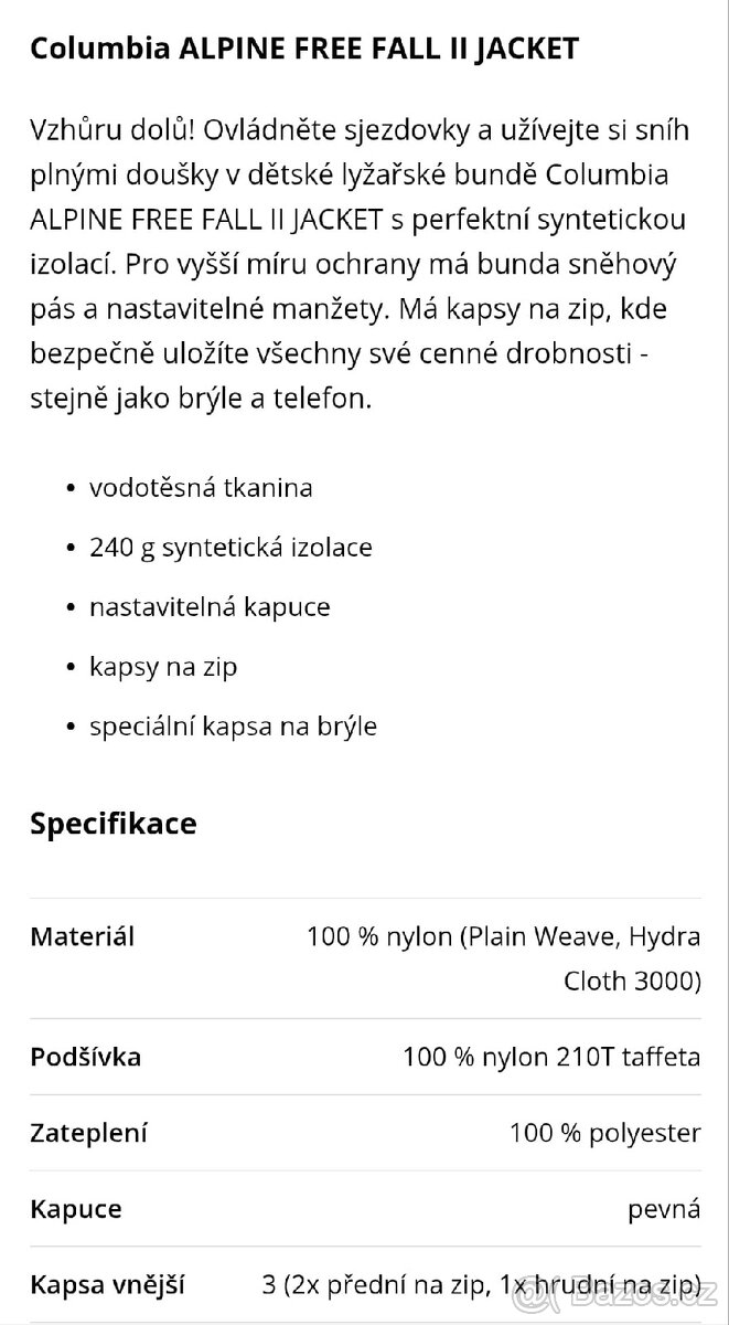 Zimní bunda Columbia - 4