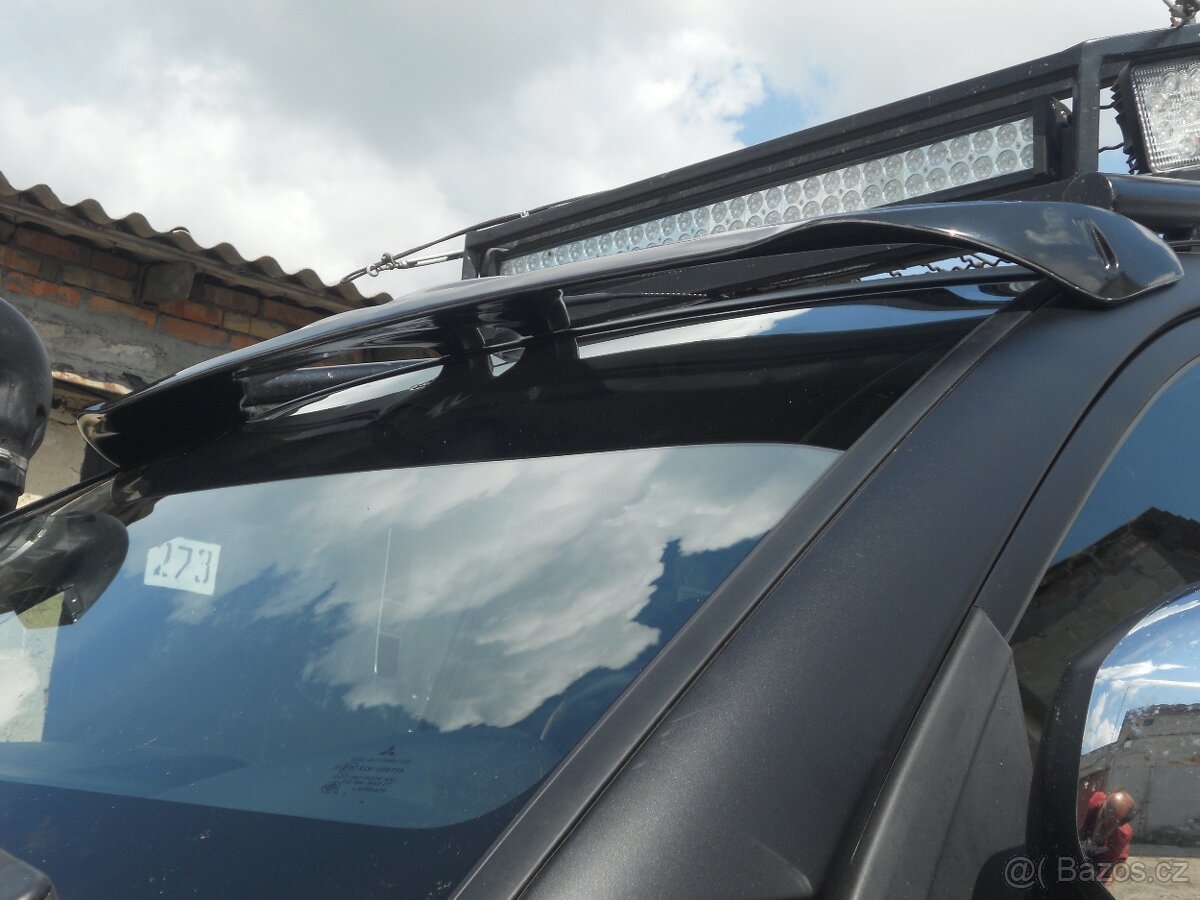 Mitsubishi L200 windshield deflector front spoiler Sun visor - 4