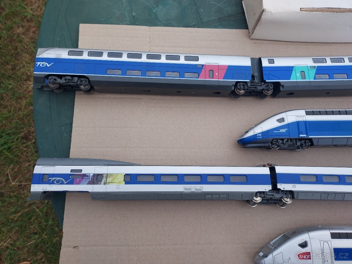 PRODÁM 2 RYCHLÍKOVÉ SOUPRAVY TGV - HO. - 4