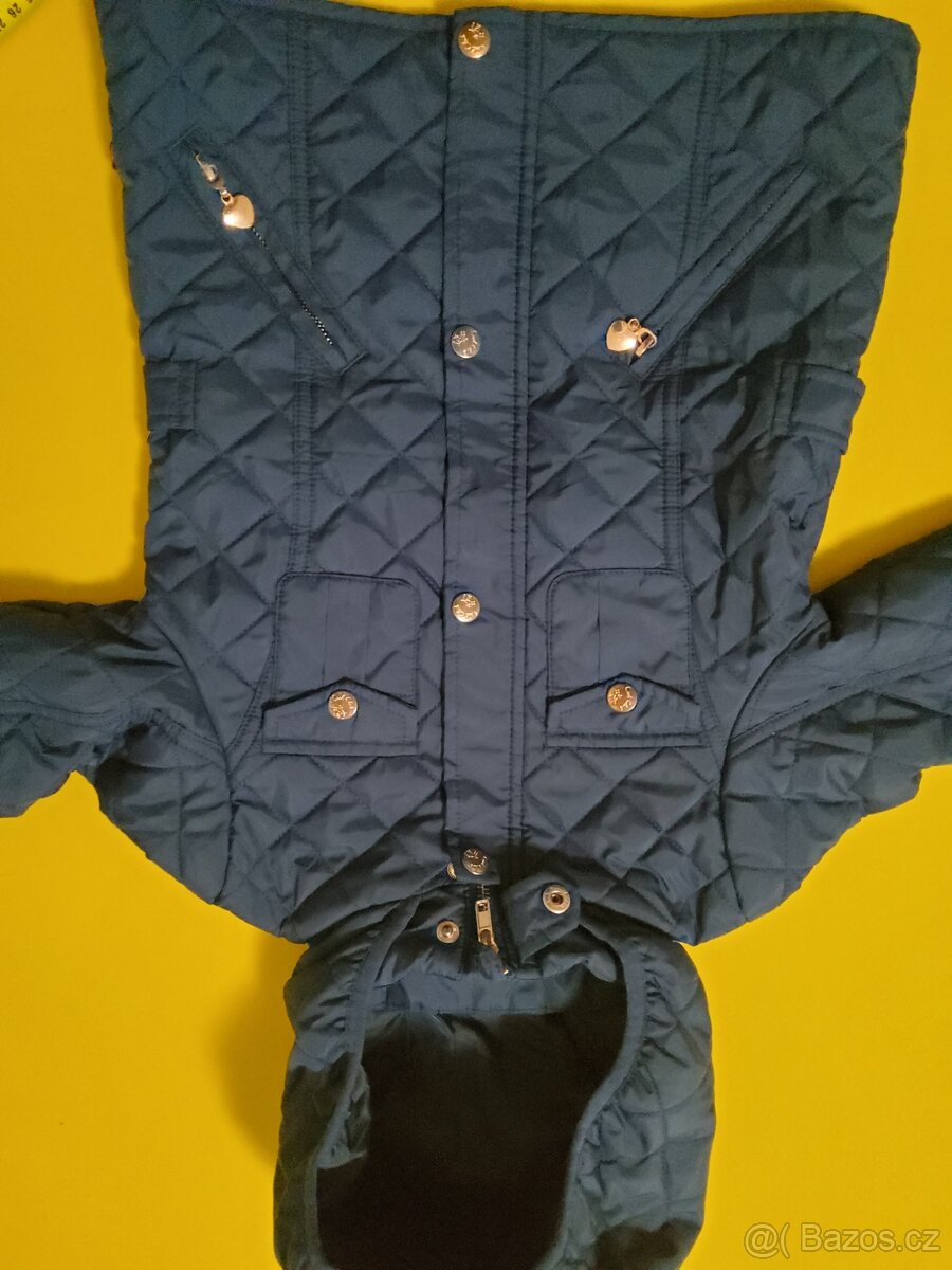 Hřejivý podzimní kabátek F&F vel. 116 - 4