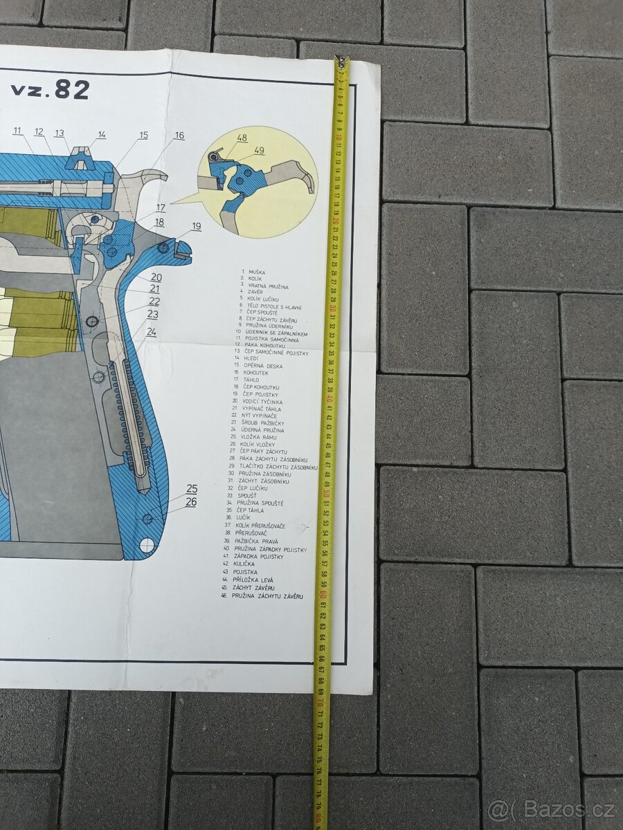 Prodam original plakatu Pistole vz. 82 - 4
