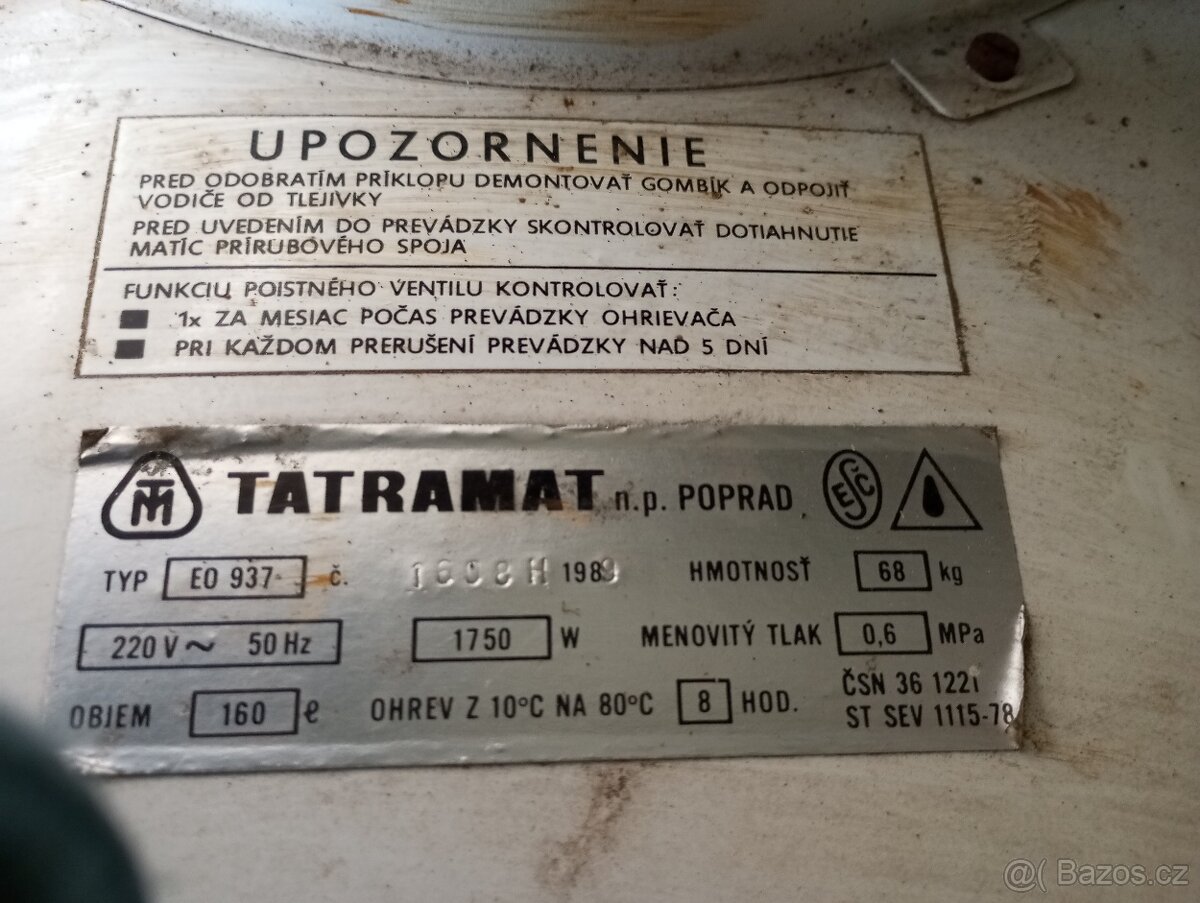 Bojler Tatramat EO 937 - 4