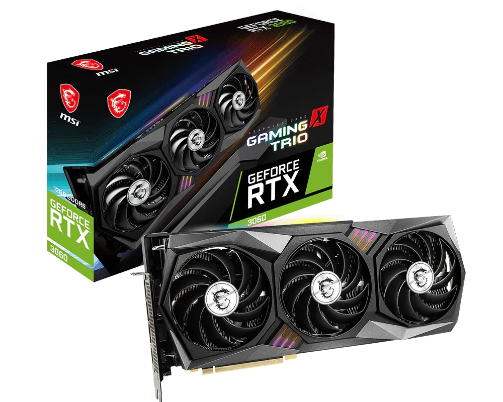 MSI GeForce RTX 3060 GAMING X TRIO 12GB - 4