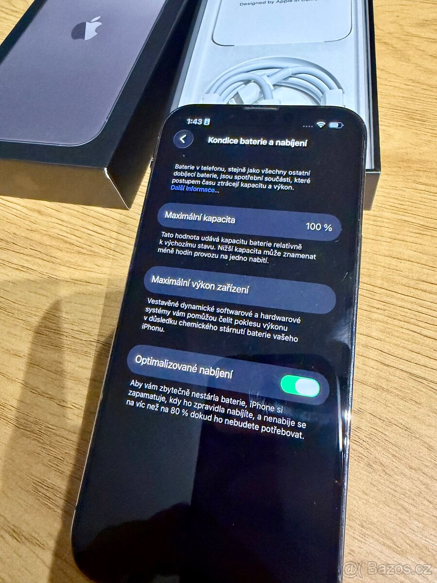 Apple iPhone 13 Pro 512GB Graphite, nová orig. baterie - 4