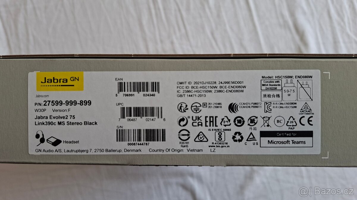 Jabra Evolve2 75 MS Stereo (Link 390c, USB-C) – NOVÁ - 4