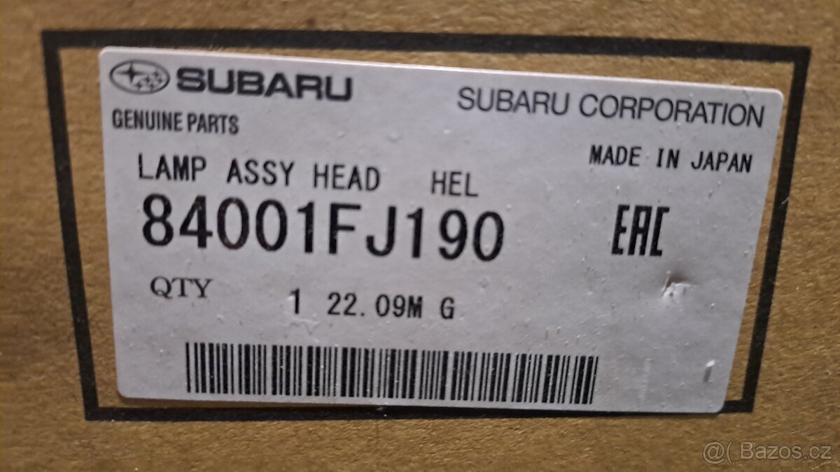 Přední světlo Subaru XV 2012- - 4