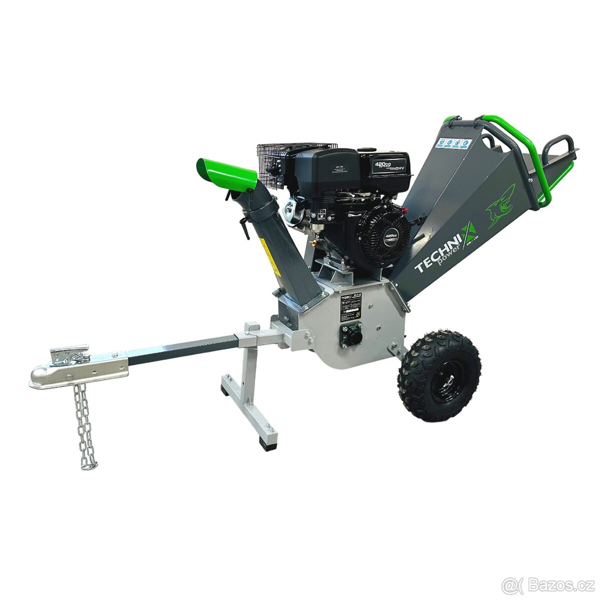 Benzínový drtič větví do 130 mm, DR-X130 - TECHNIX - 4