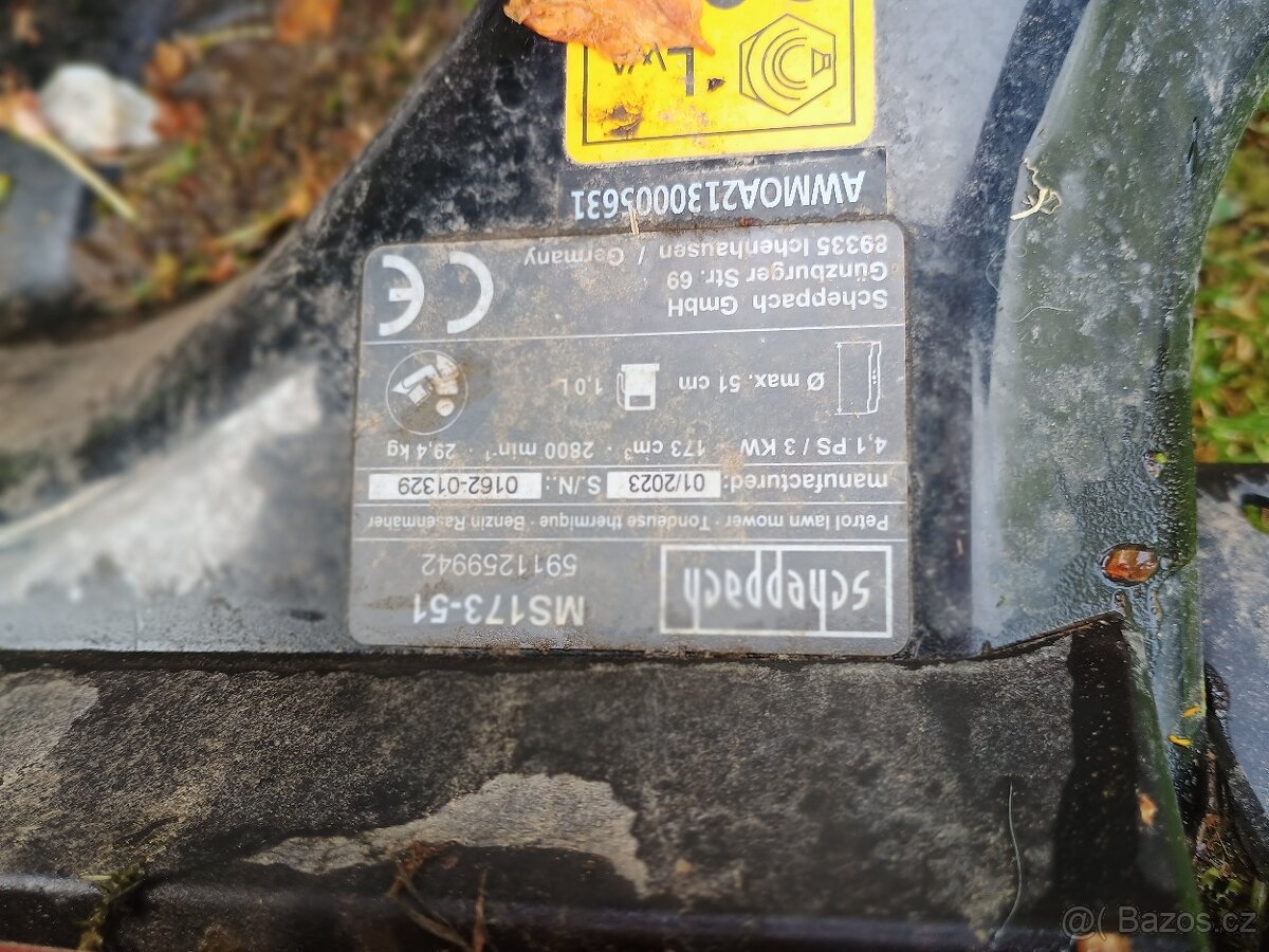 Benzínová sekačka Scheppach MS 173 - 4