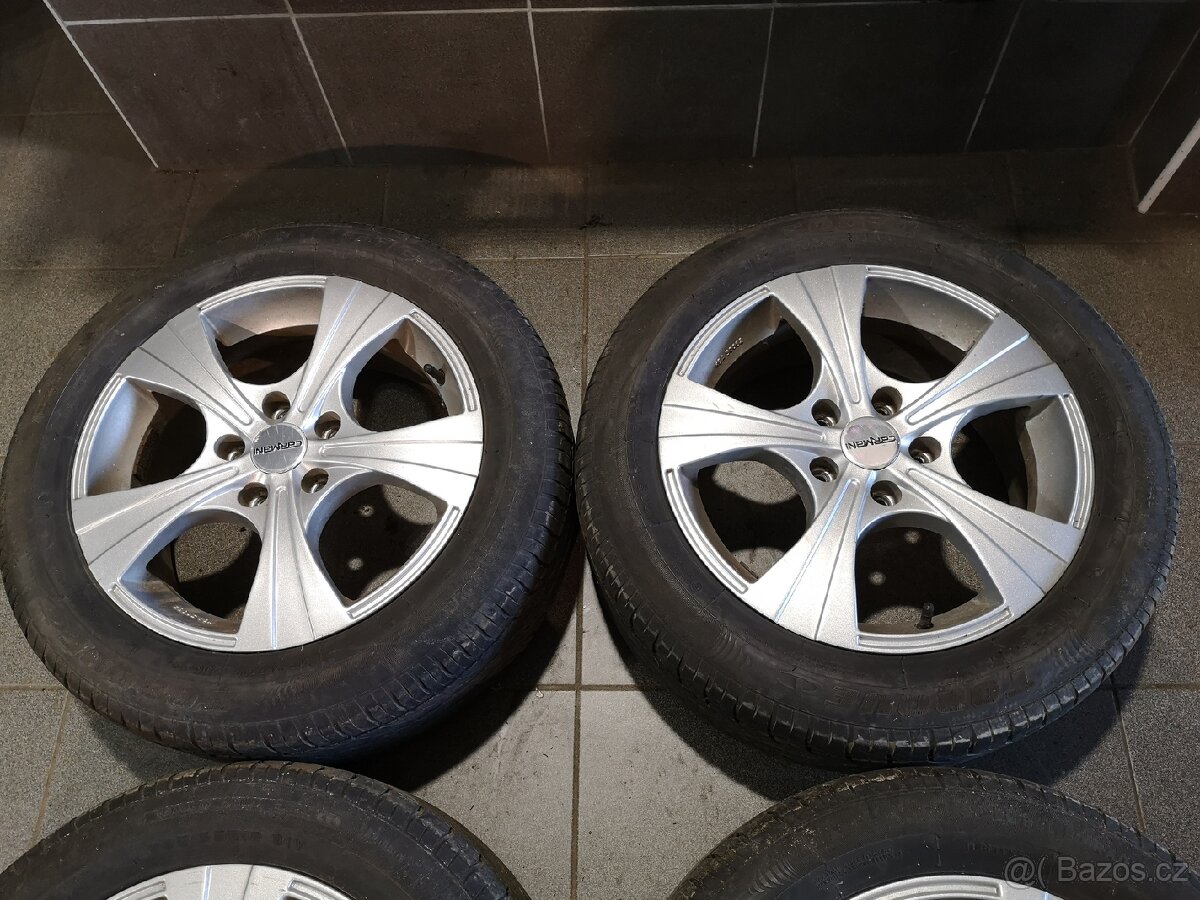 Passat, Caddy, Octavia alu + letní 205/55/16. - 4