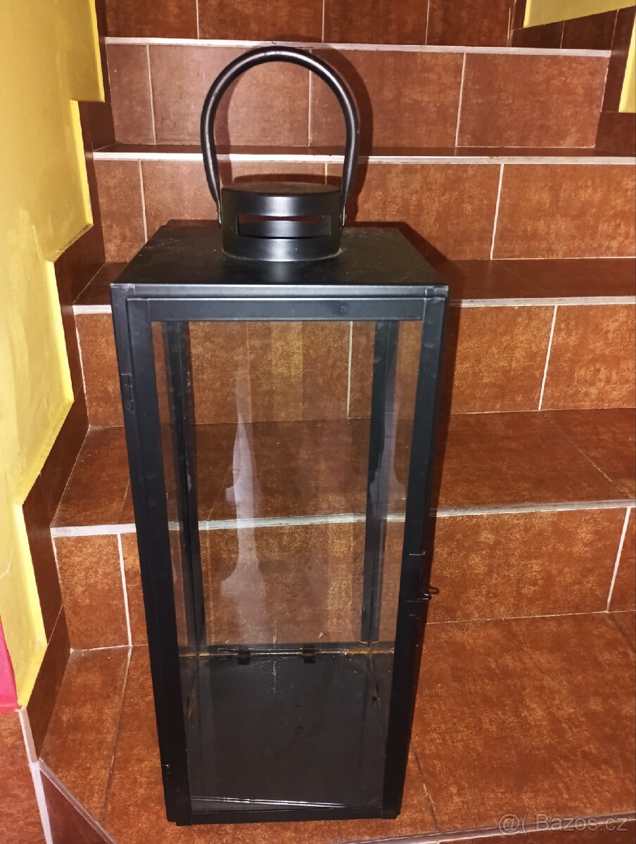 Lucerna - venkovní na svíčku - Thulit výška 50 cm - 4