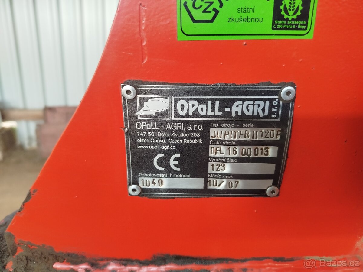 Prodám pluh Opall Agri - 4