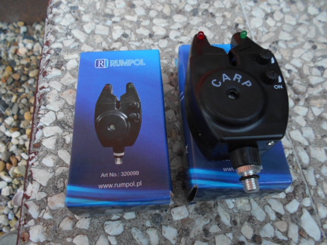 rybářské hlásíče 9-volt. baterii NOVÉ - 4