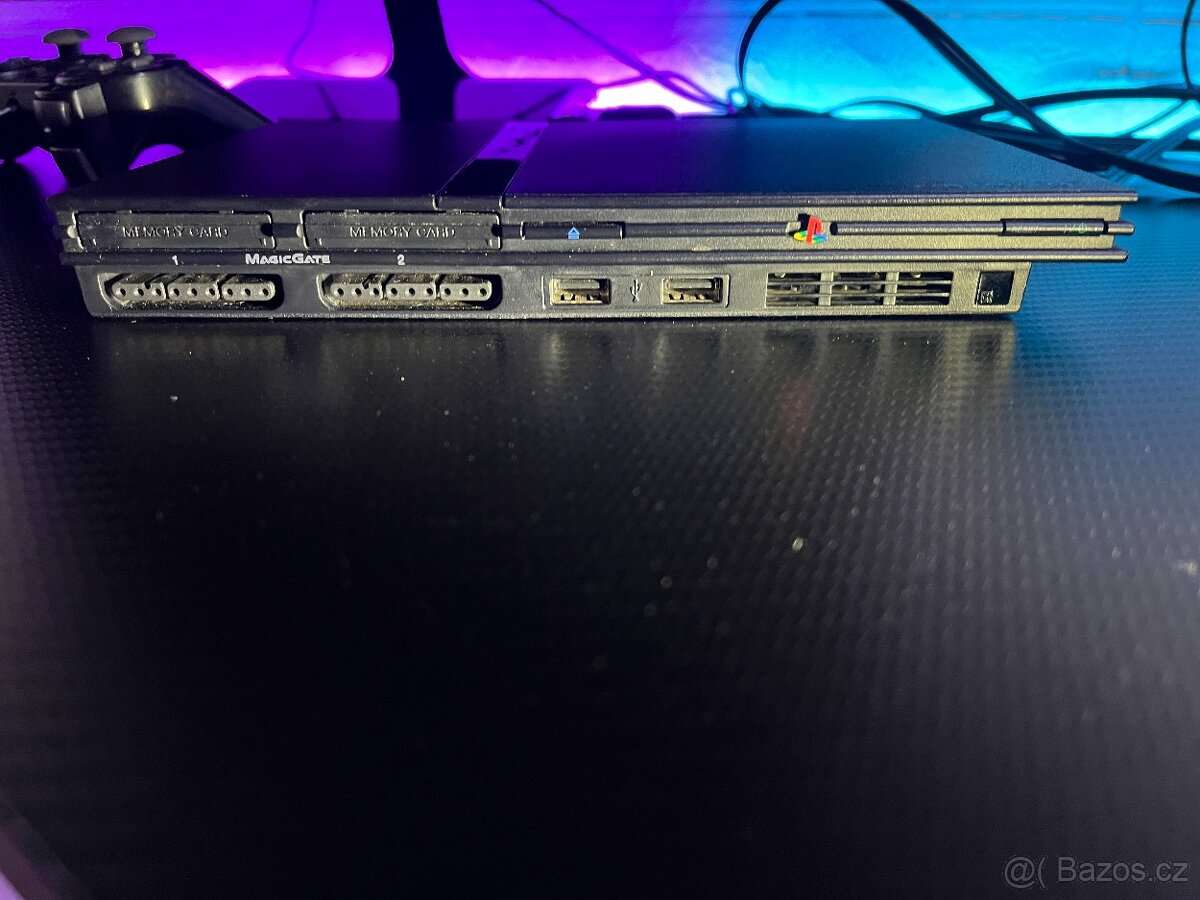 PS2 Slim | Playstation 2 Slim | 2X Ovladač | SCPH-77004 (PAL - 4