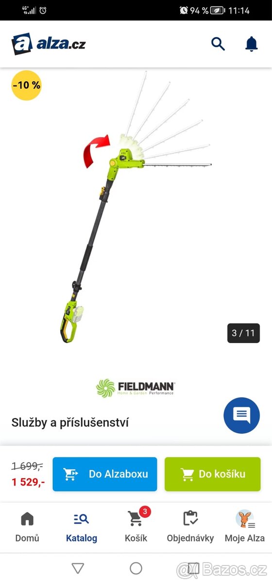 Aku teleskopické nůžky - 4