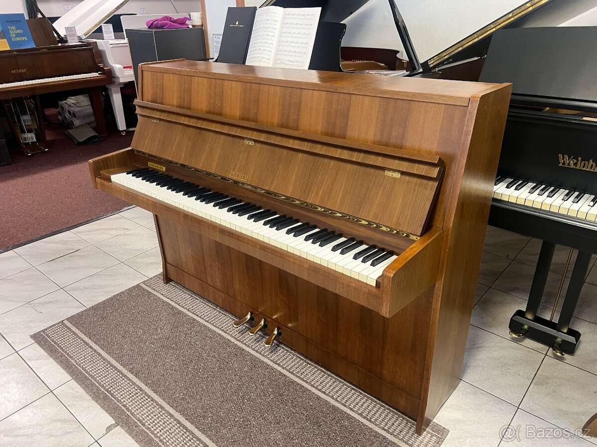 Petrof mod. 105 harmonie se zárukou, doprava PRODÁNO - 4