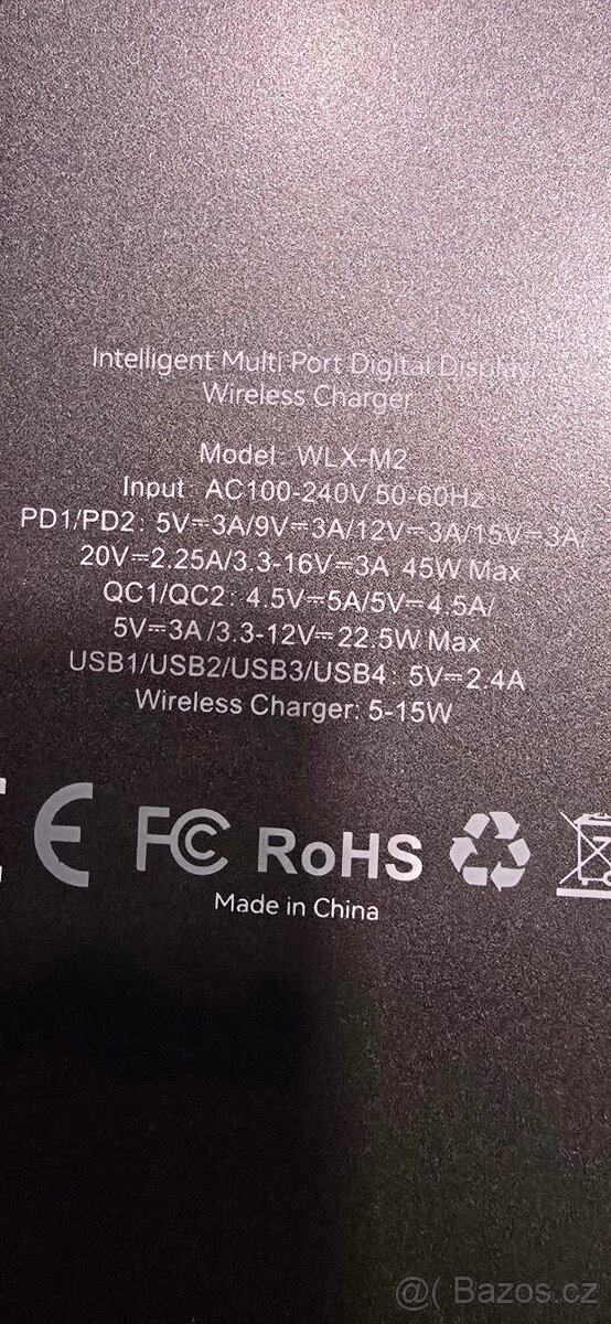 Nabíječky s bezdrátem USB-A/C,rozmontované,funkční - 4