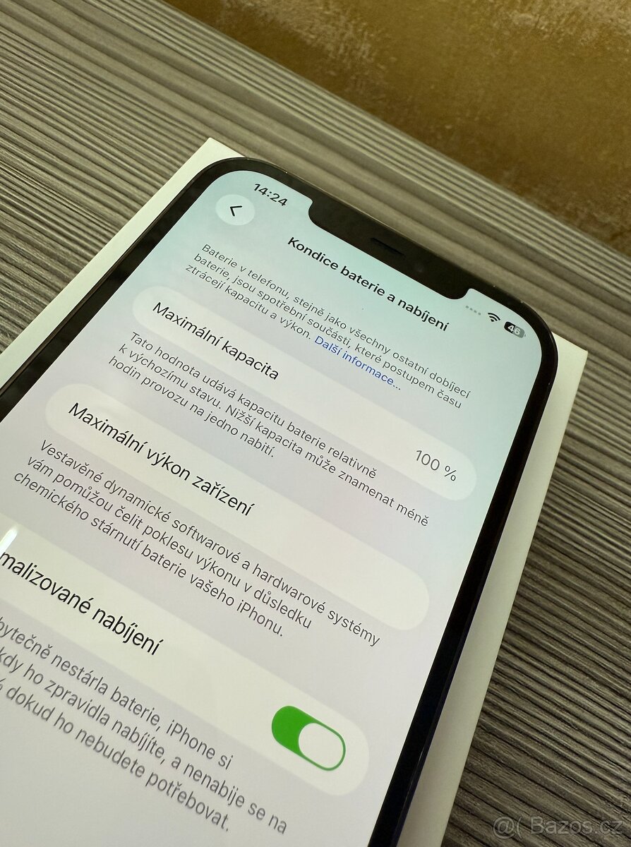 Apple iPhone 12 Pro Max 128GB modrý, baterie 100% - 4