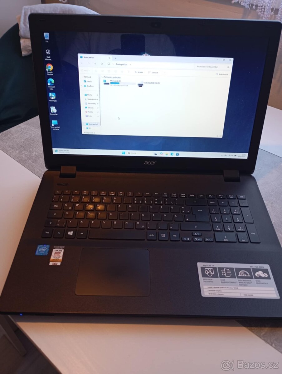 Acer 17.3 4jadro HDD320GB Ram 4Gb Bateri ok - 4