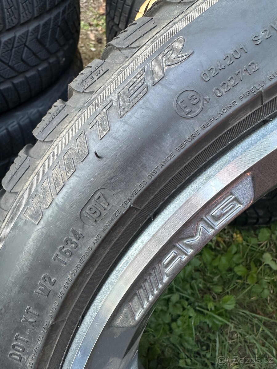 ALU KOLA AMG R19 MERCEDES S KLASSE ZIMNI TOP STAV - 4