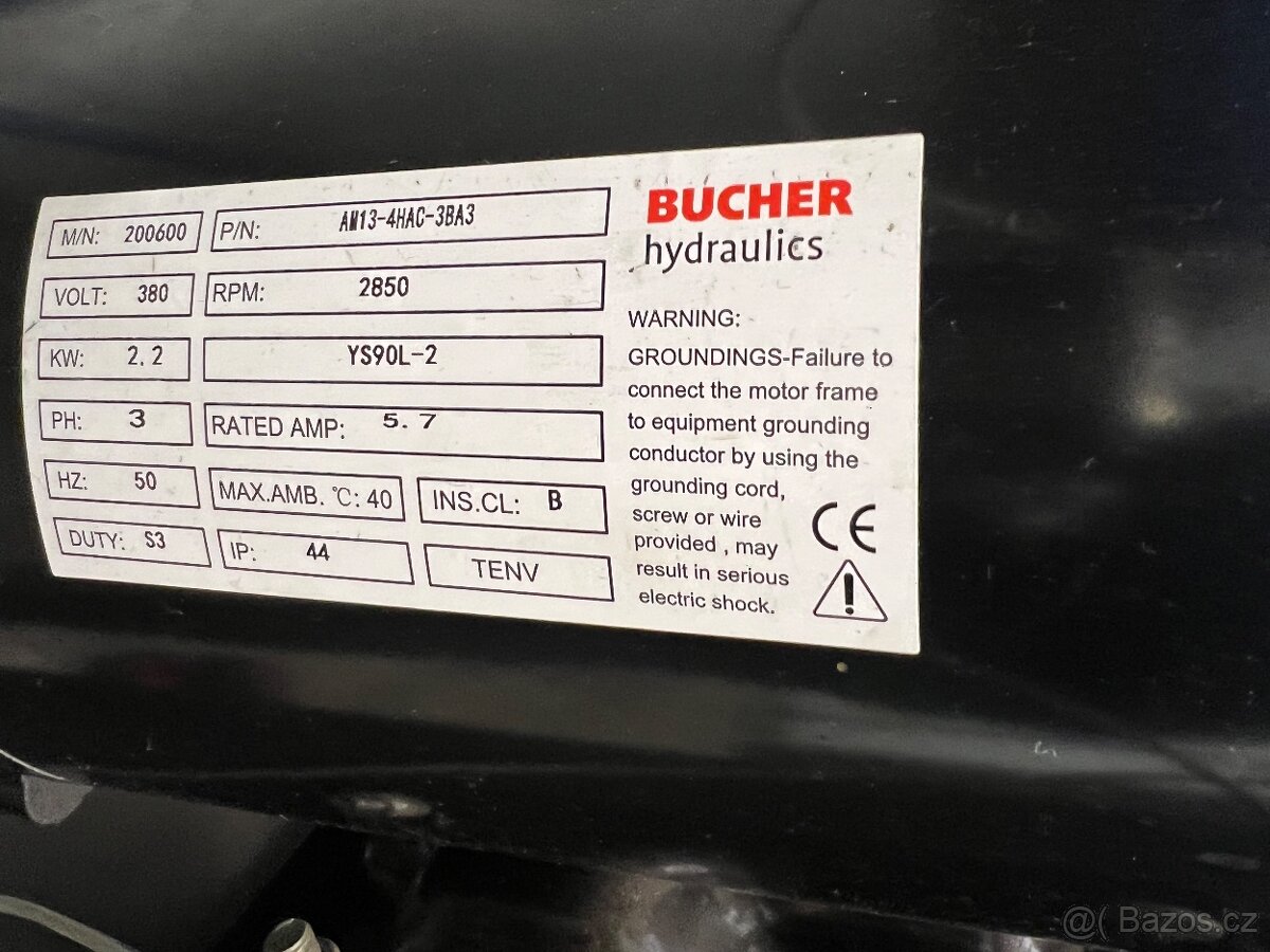 Dvousloupový elektrický hydraulický zvedák s přejezdem 3t - 4