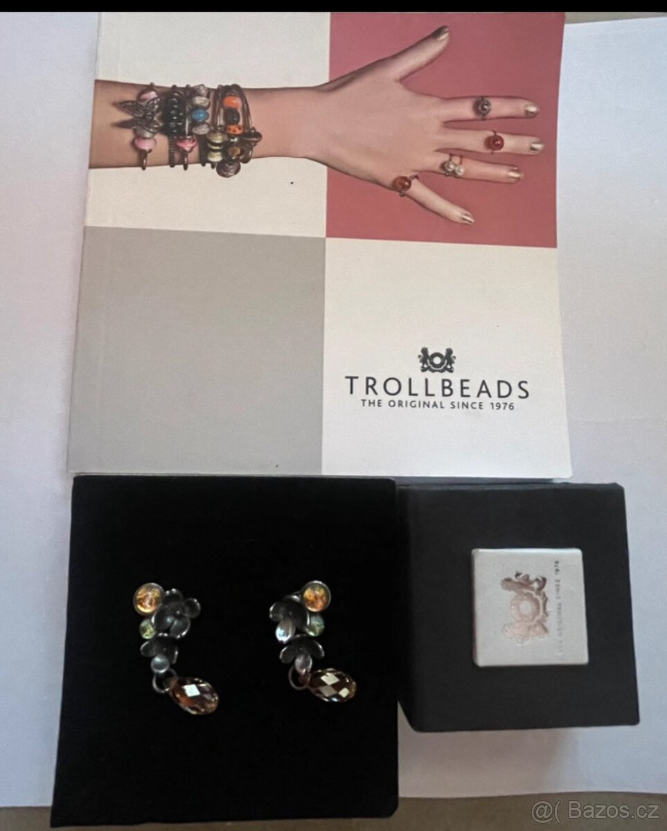 Trollbeads stříbrné náušnice - 4