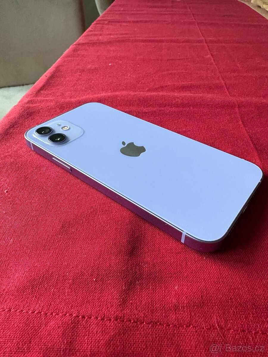 APPLE iPhone 12 128 Fialovy 85% A+++ - 4