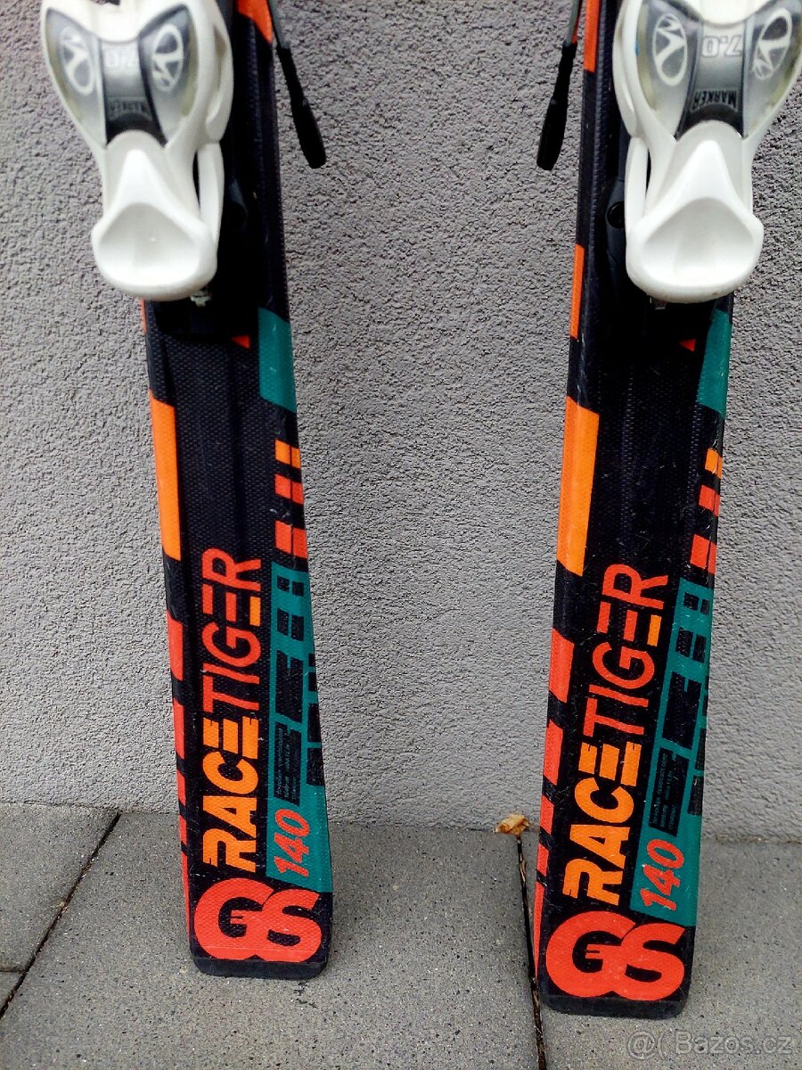 Lyže VÖLKL, 140 cm + lyžáky - 4