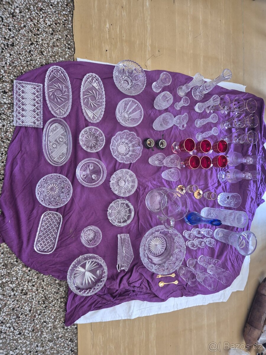 Prodám broušené sklo - 4