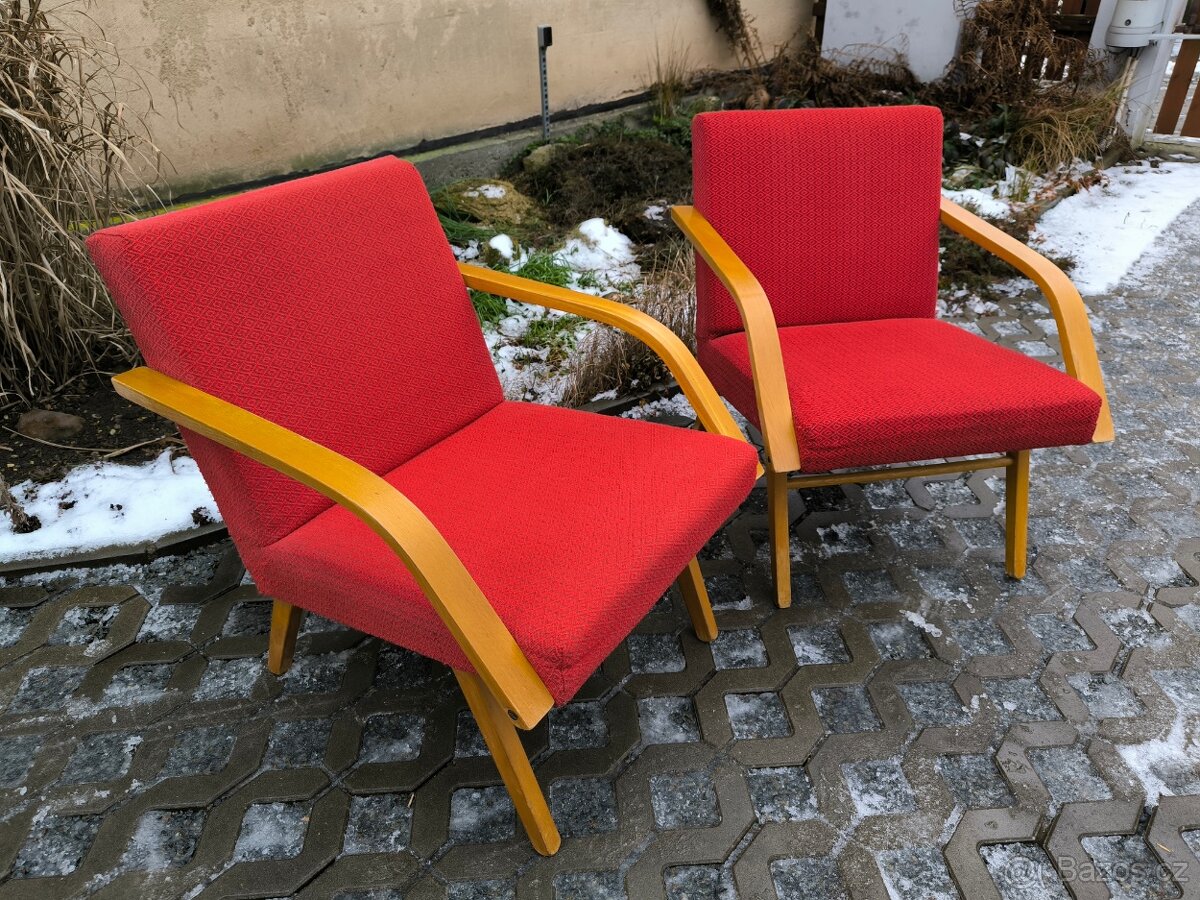 Retro křesla Mier Topolčany - Brusel 60. léta - 4