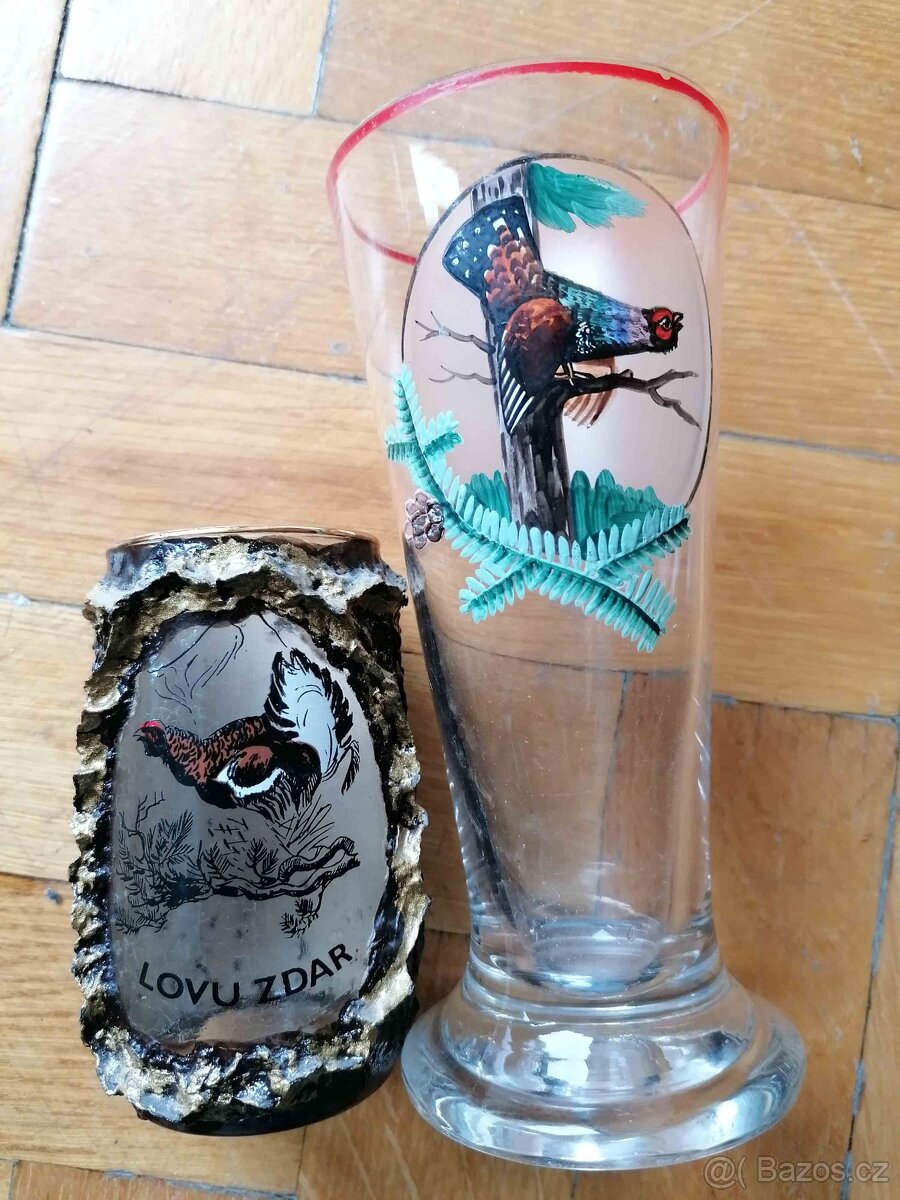 Sklenice a Půllitry s Mysliveckou tematikou - 4