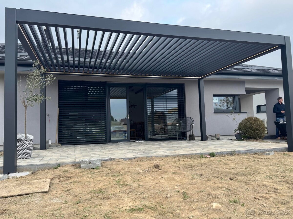 Bioklimatická pergolu motorizovaná 5 × 4 m - 4